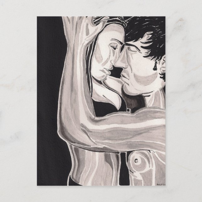 Cartão postal de tentação (Frente)