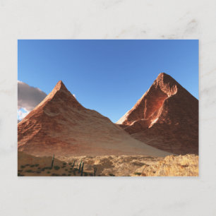 Cartão postal de terreno seco