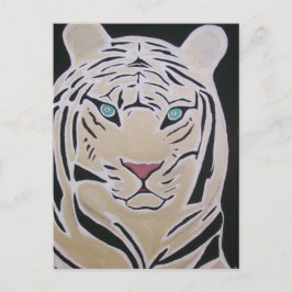 CARTÃO POSTAL DE TIGRE BRANCO 2
