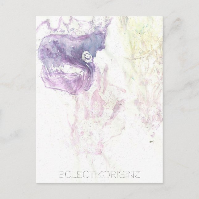 Cartão postal de tinta mágica (Frente)