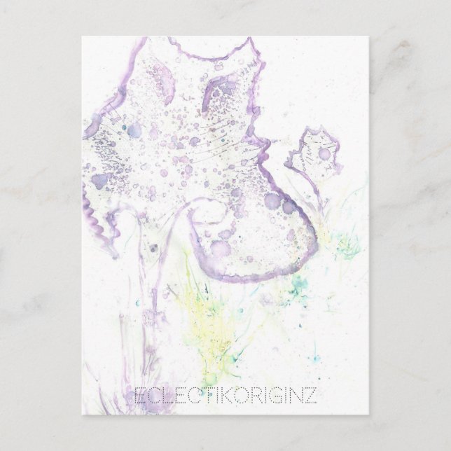 Cartão postal de tinta mágica (Frente)