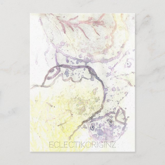 Cartão postal de tinta mágica (Frente)