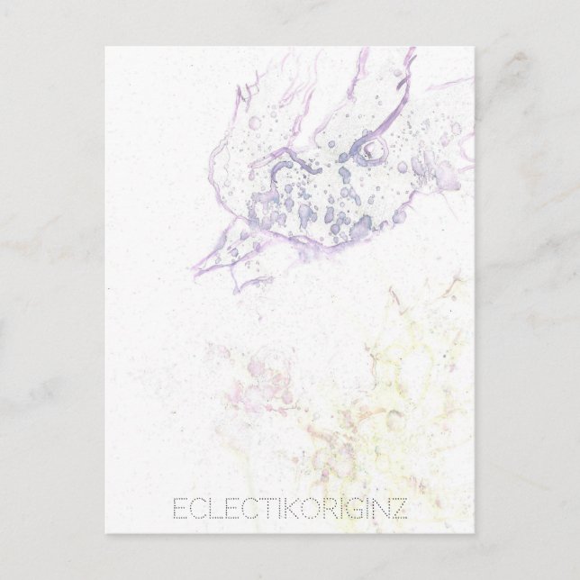 Cartão Postal de Tinta Mágica (Frente)