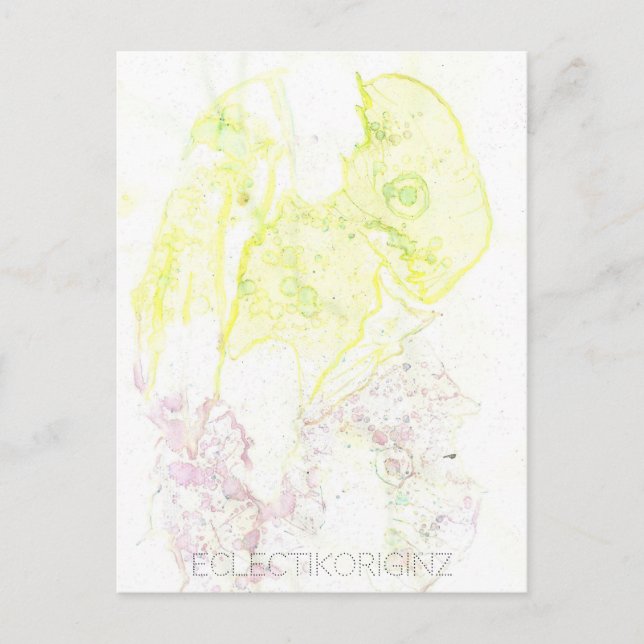 Cartão postal de tinta mágica (Frente)