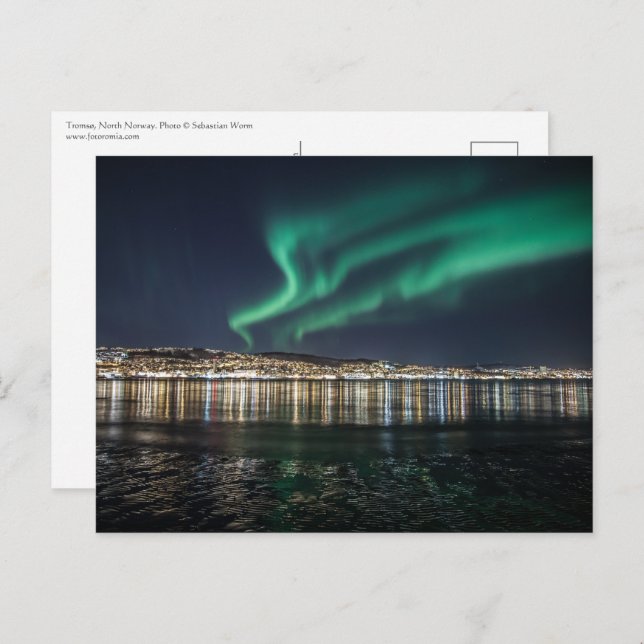 Cartão postal de Tromsø Noruega (Frente/Verso)