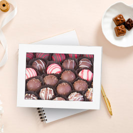 Cartão Postal de Trufas de Chocolate