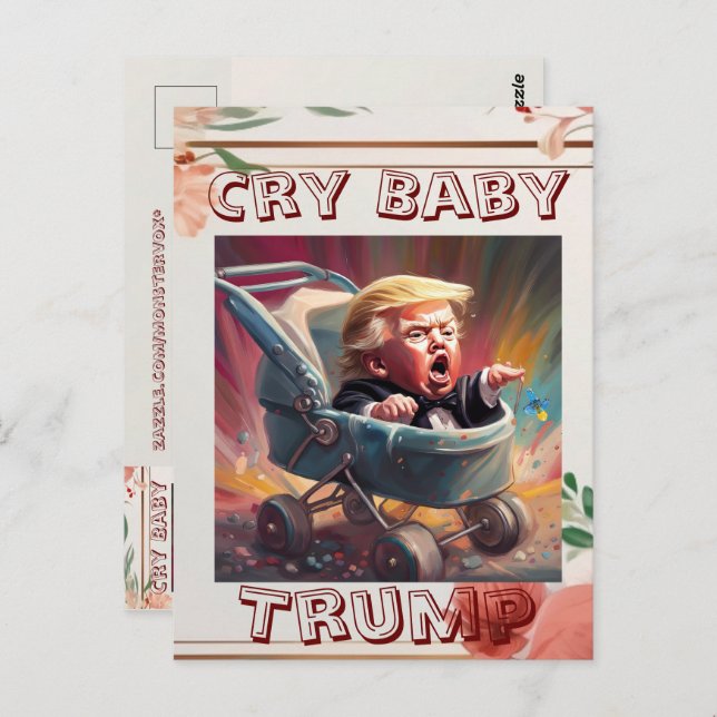 Cartão postal de Trump para Bebê (Frente/Verso)