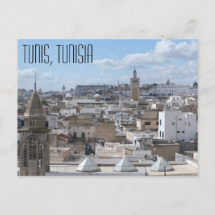 Cartão postal de Tunes, Tunísia