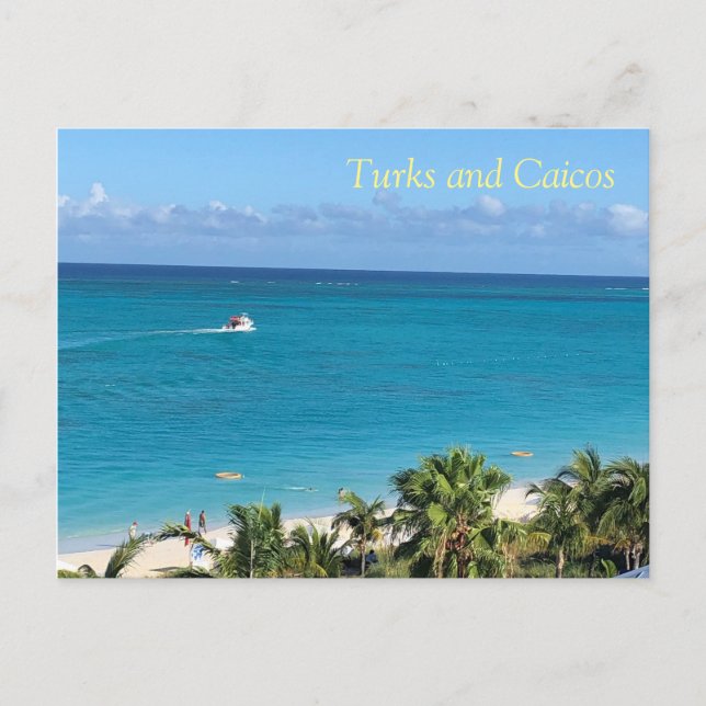 Cartão postal de Turks e Caicos (Frente)