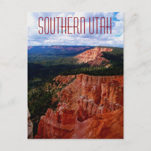 Cartão postal de Utah do sul perto de Bryce Canyon