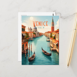 Cartão postal de Veneza Itália
