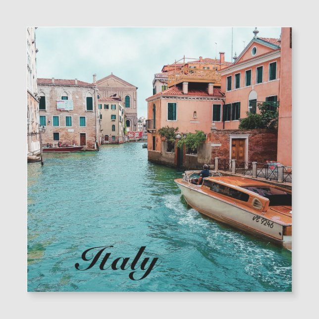 Cartão postal de Veneza Itália (Frente)
