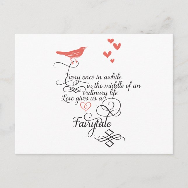 Cartão Postal De vez em quando em uma vida comum. (Frente)