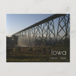 Cartão postal de viaduto ferroviário