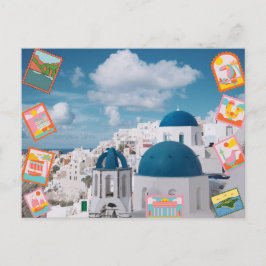 Cartão Postal de Viagem Antigo