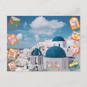 Cartão Postal de Viagem Antigo