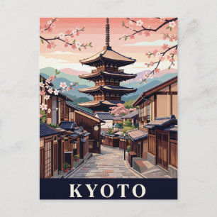 Cartão Postal de Viagem Antigo   KYOTO