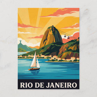 Cartão Postal de Viagem Antigo | Rio de Janeiro