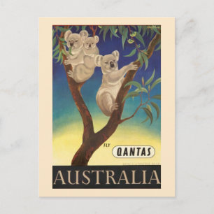 Cartão postal de viagem da Austrália