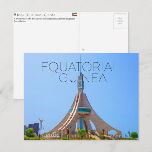 Cartão Postal de Viagem de Bata, Guiné Equatorial