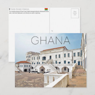 Cartão postal de viagem de Cape Coast, Gana