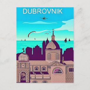 Cartão Postal de Viagem de Dubrovnik