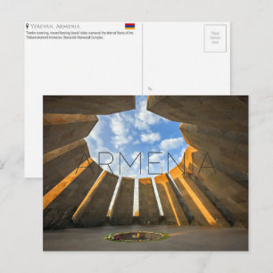 Cartão Postal de Viagem de Erevã, Armênia