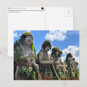 Cartão postal de viagem de Goroka, Papua-Nova Guin