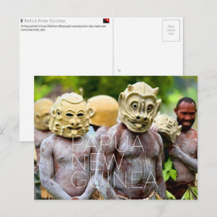 Cartão postal de viagem de Goroka, Papua-Nova Guin