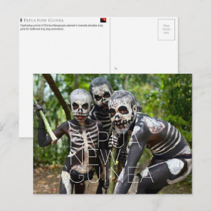 Cartão postal de viagem de Goroka, Papua-Nova Guin