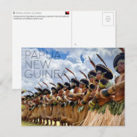 Cartão postal de viagem de Goroka, Papua-Nova Guin
