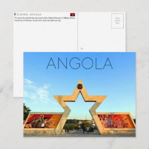 Cartão Postal de Viagem de Luanda, Angola