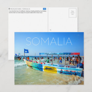 Cartão postal de viagem de Mogadíscio, Somália