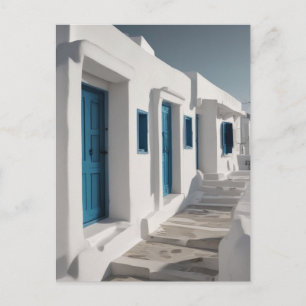 Cartão Postal de Viagem de Mykonos Grécia