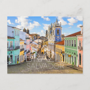 Cartão Postal de Viagem de Salvador, Brasil