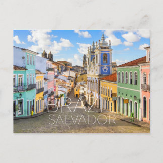 Cartão Postal de Viagem de Salvador, Brasil