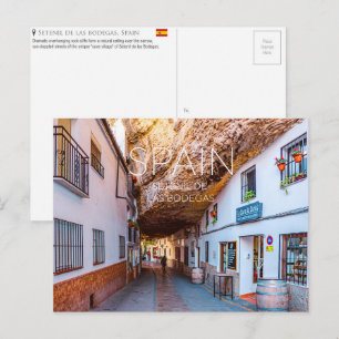 Cartão Postal de Viagem de Setenil De Las Bodegas,