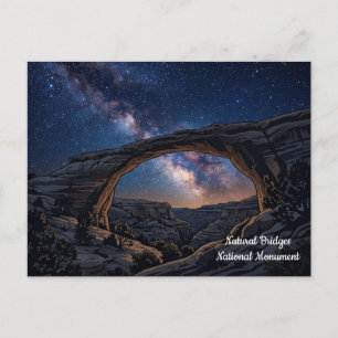 Cartão Postal de Viagem do Monumento Nacional Natu