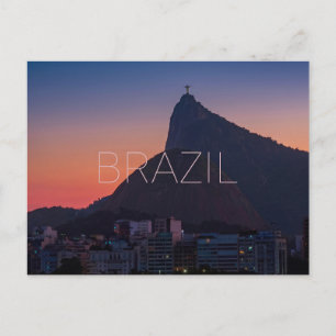 Cartão postal de viagem do Rio de Janeiro, Brasil