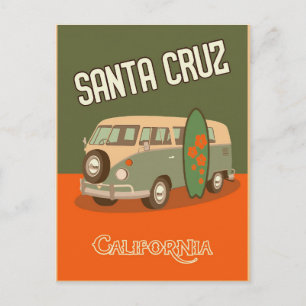 CARTÃO POSTAL DE VIAGEM SANTA CRUZ CALIFÓRNIA