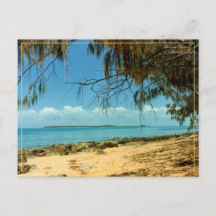 cartão postal de viagem vintage foto de praia dos 