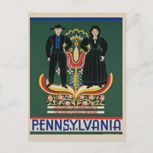 Cartão Postal de Viagens da Pensilvânia