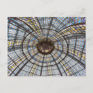 Cartão postal de Vidro de Paris França