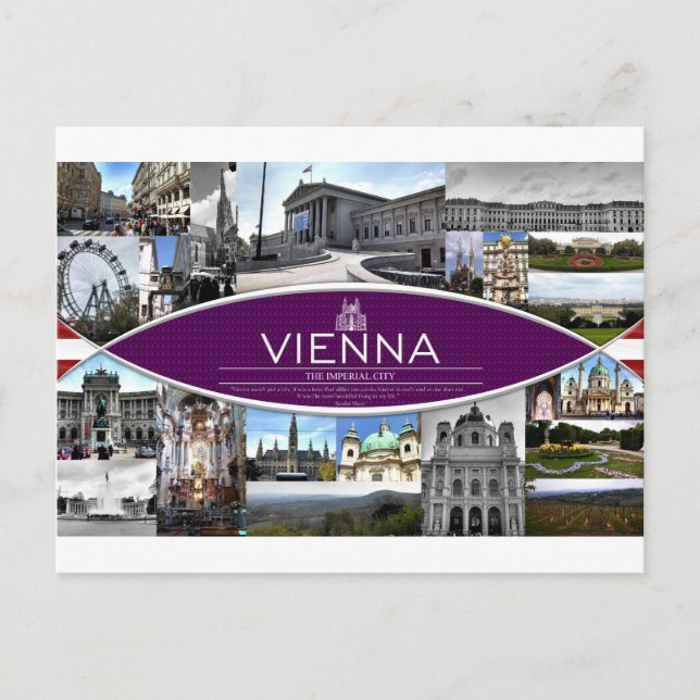 Cartão postal de Viena (Frente)
