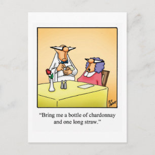 Cartão postal de vinho engraçado "Spectickles"