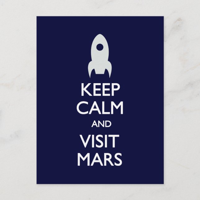 Cartão postal de Visita Calma (Frente)