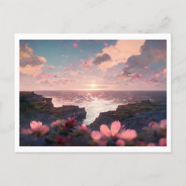 Cartão postal de visualização do oceano de Cliffsi