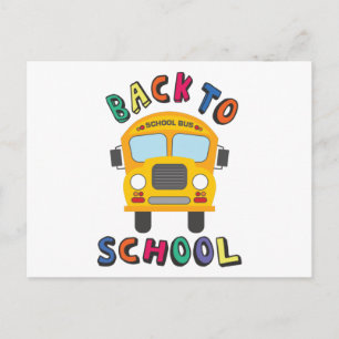 Cartão Postal De volta à escola