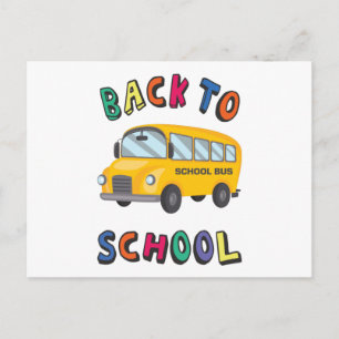 Cartão postal de volta à escola