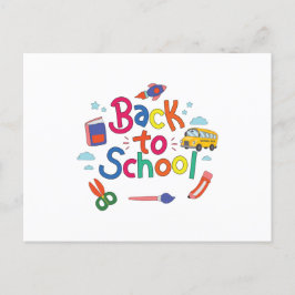 Cartão Postal De volta à escola